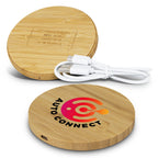 Vita Bamboo Wireless Charger - Round (2)