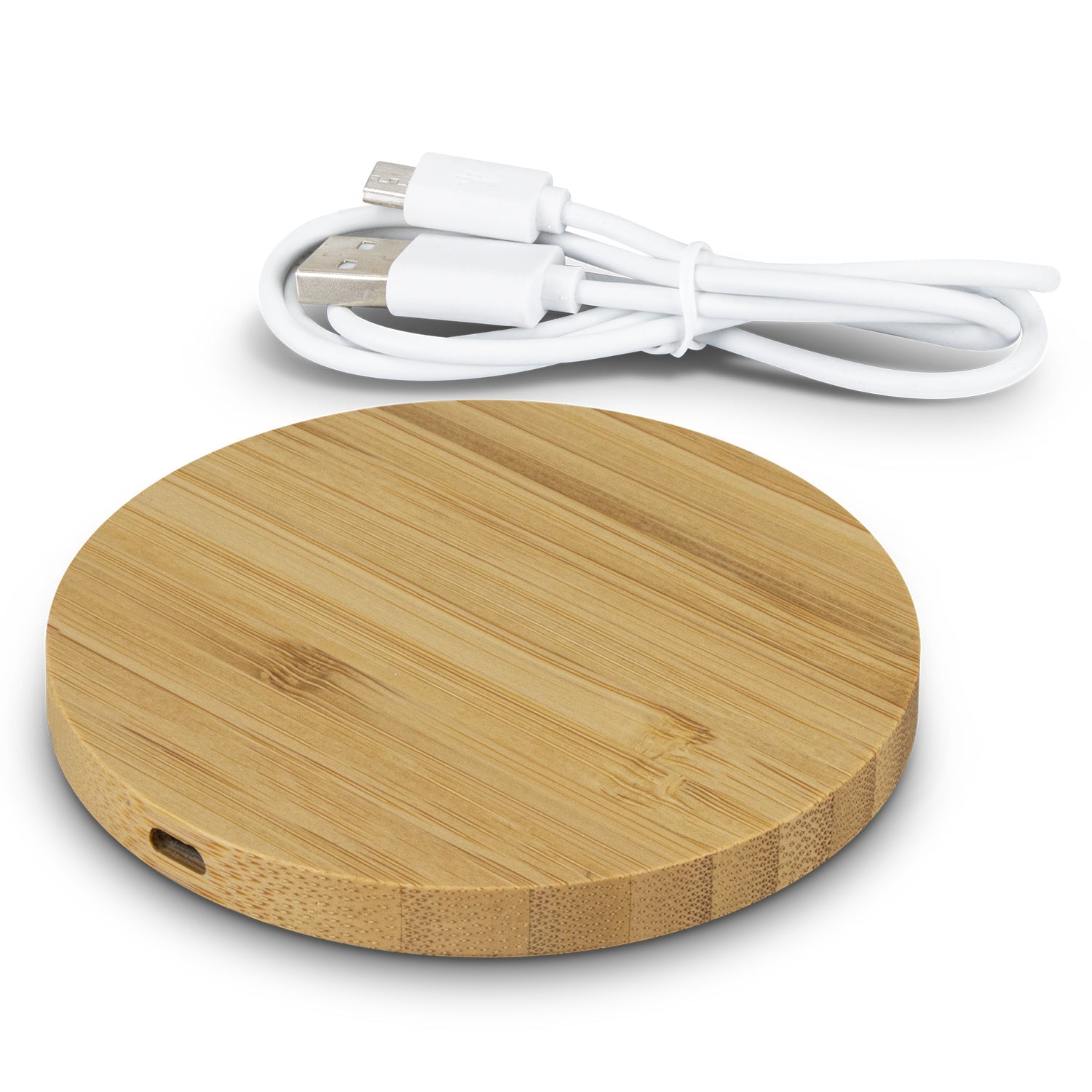 Vita Bamboo Wireless Charger - Round (3)