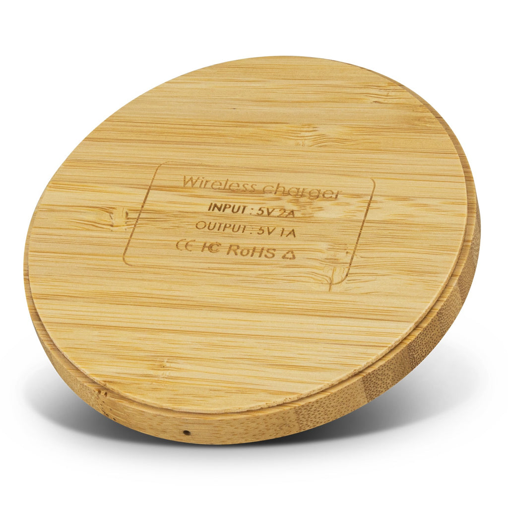 Vita Bamboo Wireless Charger - Round (4)