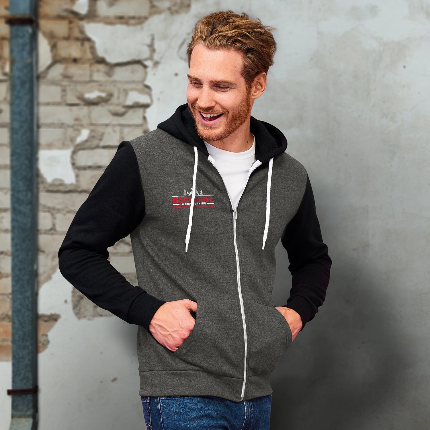SOLS Silver Unisex Zipped Sweatshirt (4)