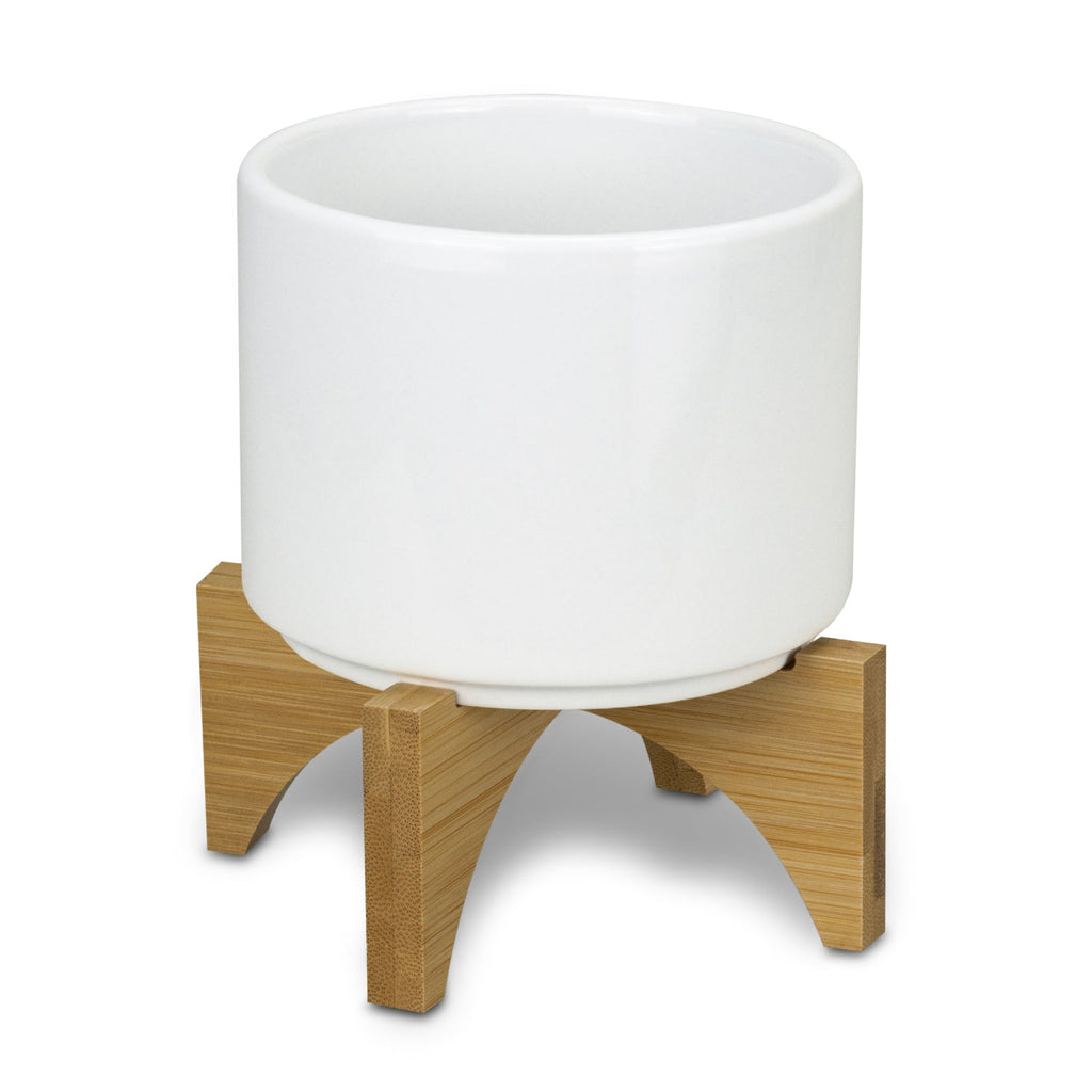 Planter with Bamboo Base (2)