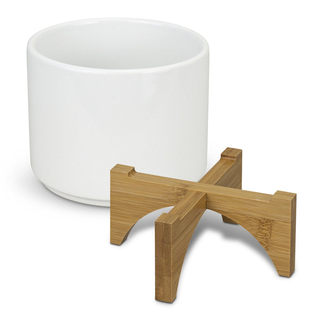 Planter with Bamboo Base (3)