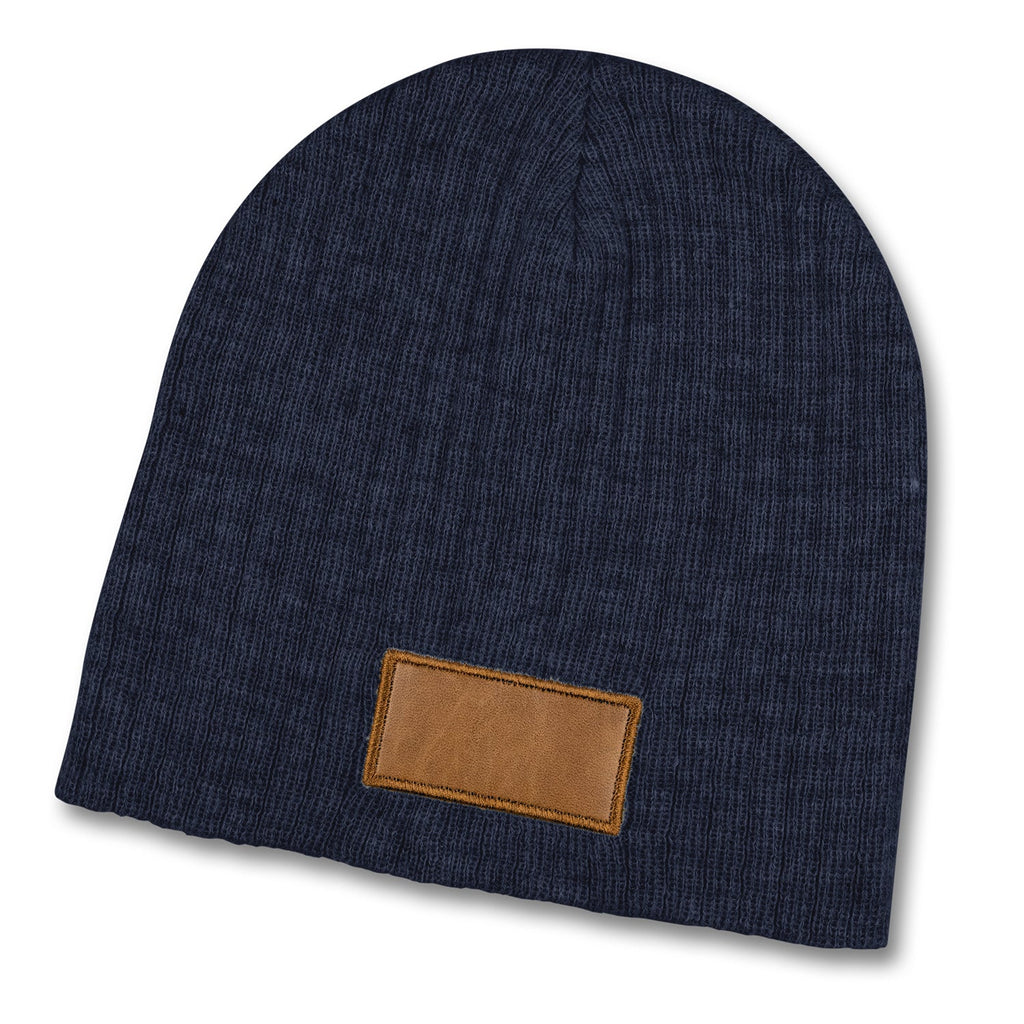 Nebraska Heather Cable Knit Beanie With Patch (4)