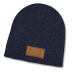 Nebraska Heather Cable Knit Beanie With Patch (4)
