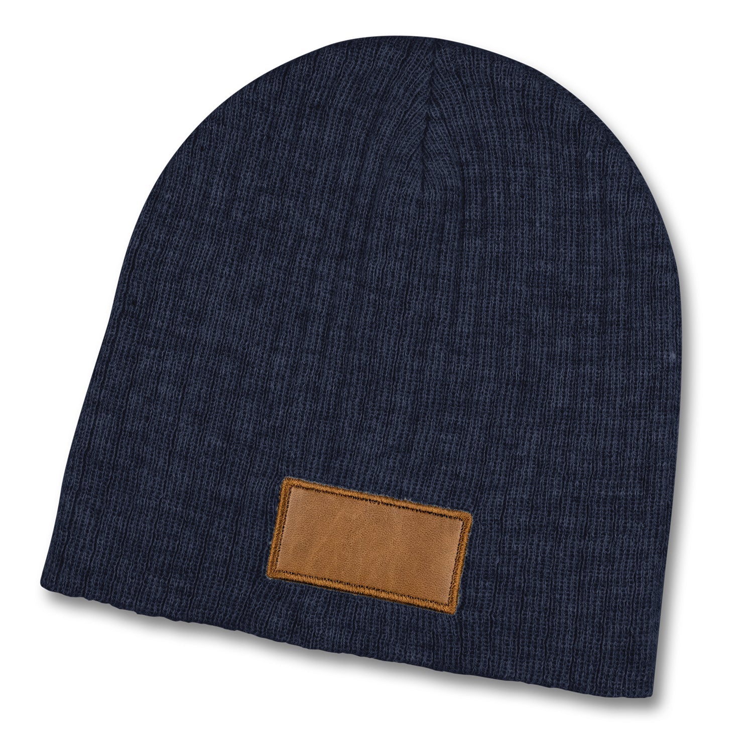 Nebraska Heather Cable Knit Beanie With Patch (4)