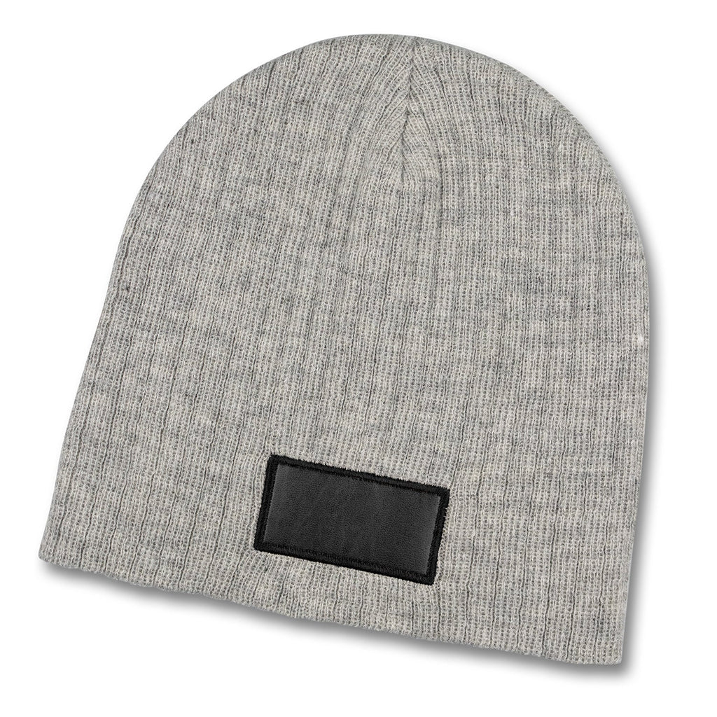 Nebraska Heather Cable Knit Beanie With Patch (5)