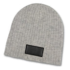 Nebraska Heather Cable Knit Beanie With Patch (5)