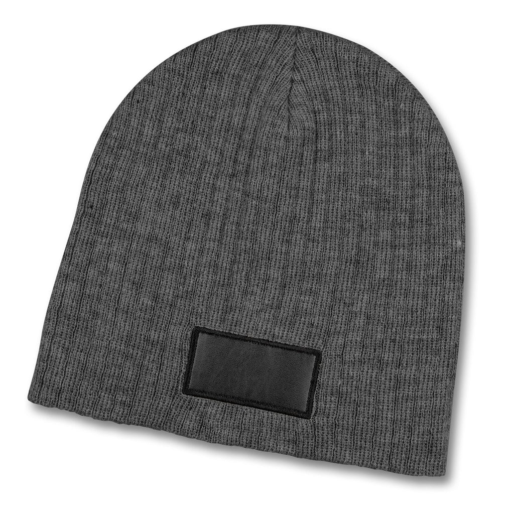 Nebraska Heather Cable Knit Beanie With Patch (6)
