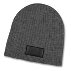 Nebraska Heather Cable Knit Beanie With Patch (6)