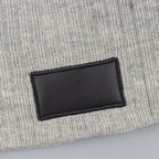 Nebraska Heather Cable Knit Beanie With Patch (7)