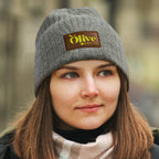 Nebraska Heather Cable Knit Beanie With Patch (8)