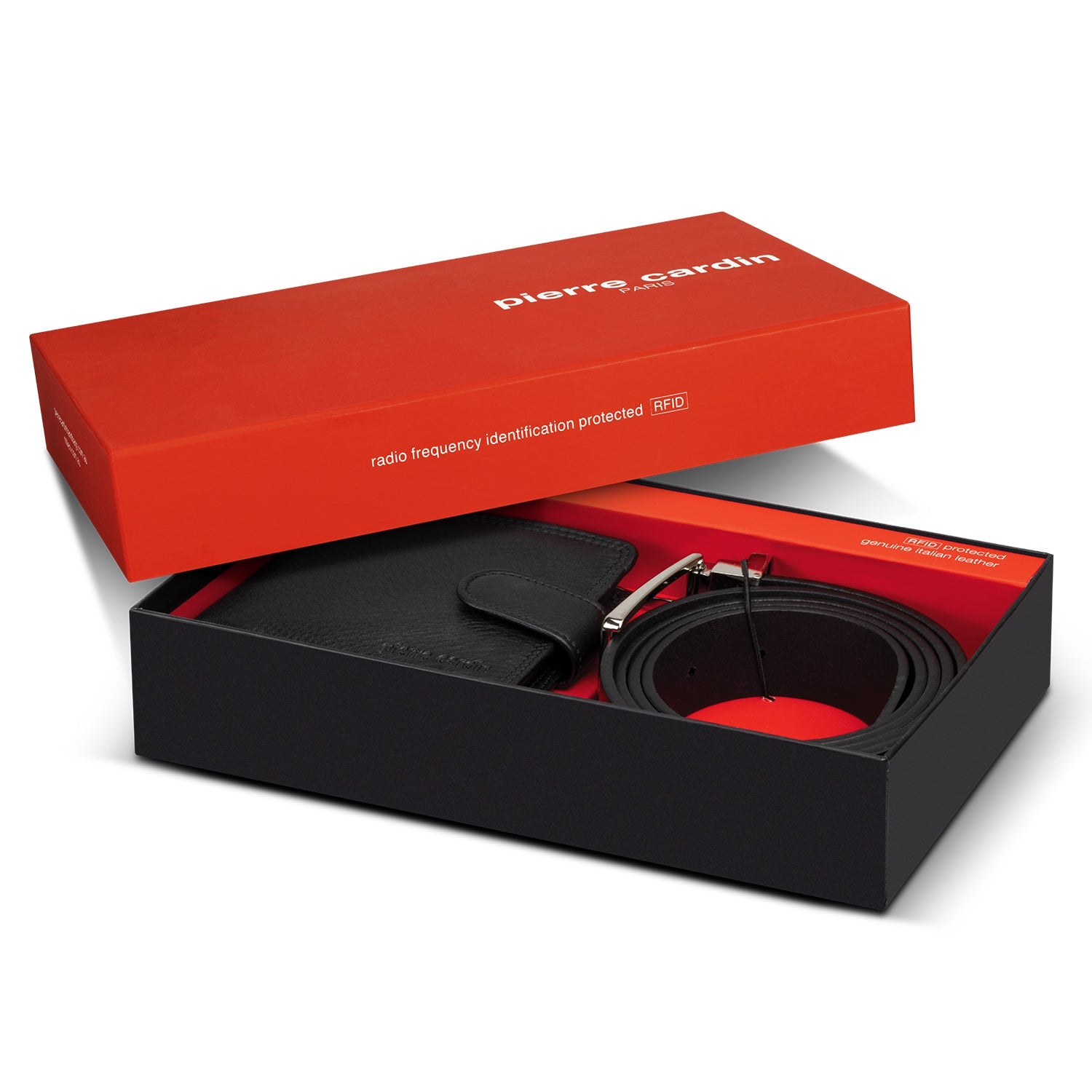 Pierre Cardin Leather Wallet and Belt Gift Set (6)