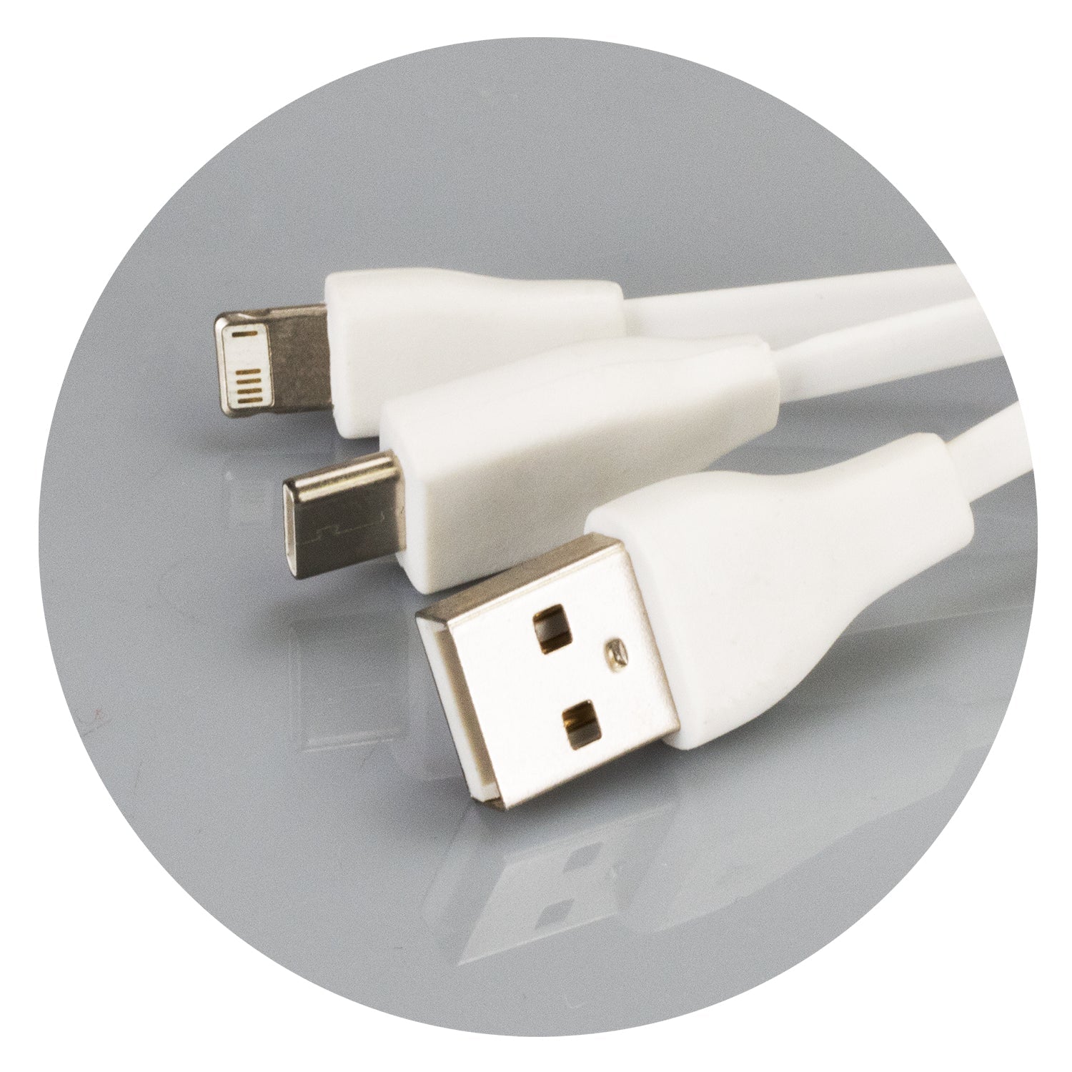Bamboo Charging Cable Key Ring - Rectangle (3)