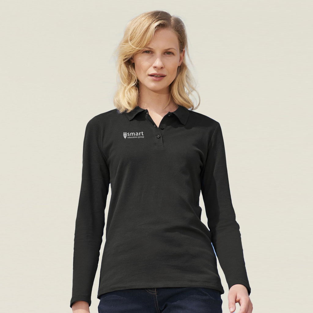 SOLS Perfect Women's Long Sleeve Polo (6)