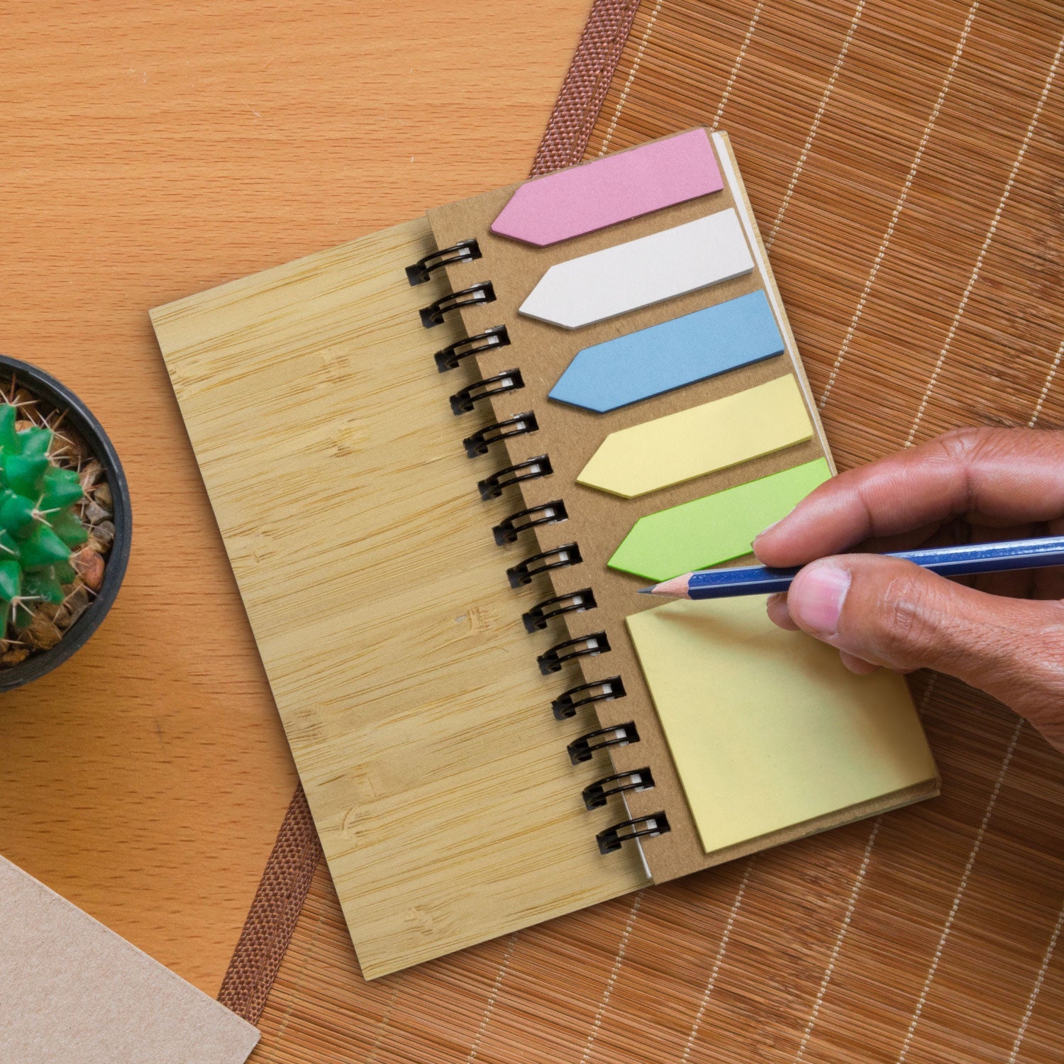 Bamboo Sticky Note Wallet (6)