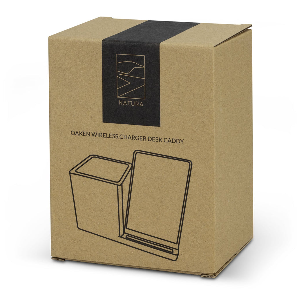 NATURA Oaken Wireless Charger Desk Caddy (4)