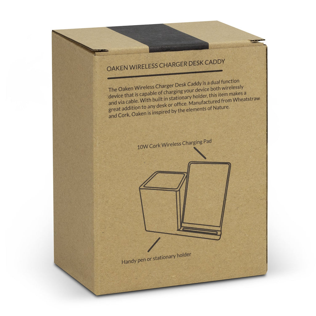 NATURA Oaken Wireless Charger Desk Caddy (5)