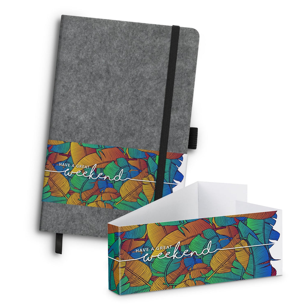RPET Felt Hard Cover Notebook (8)