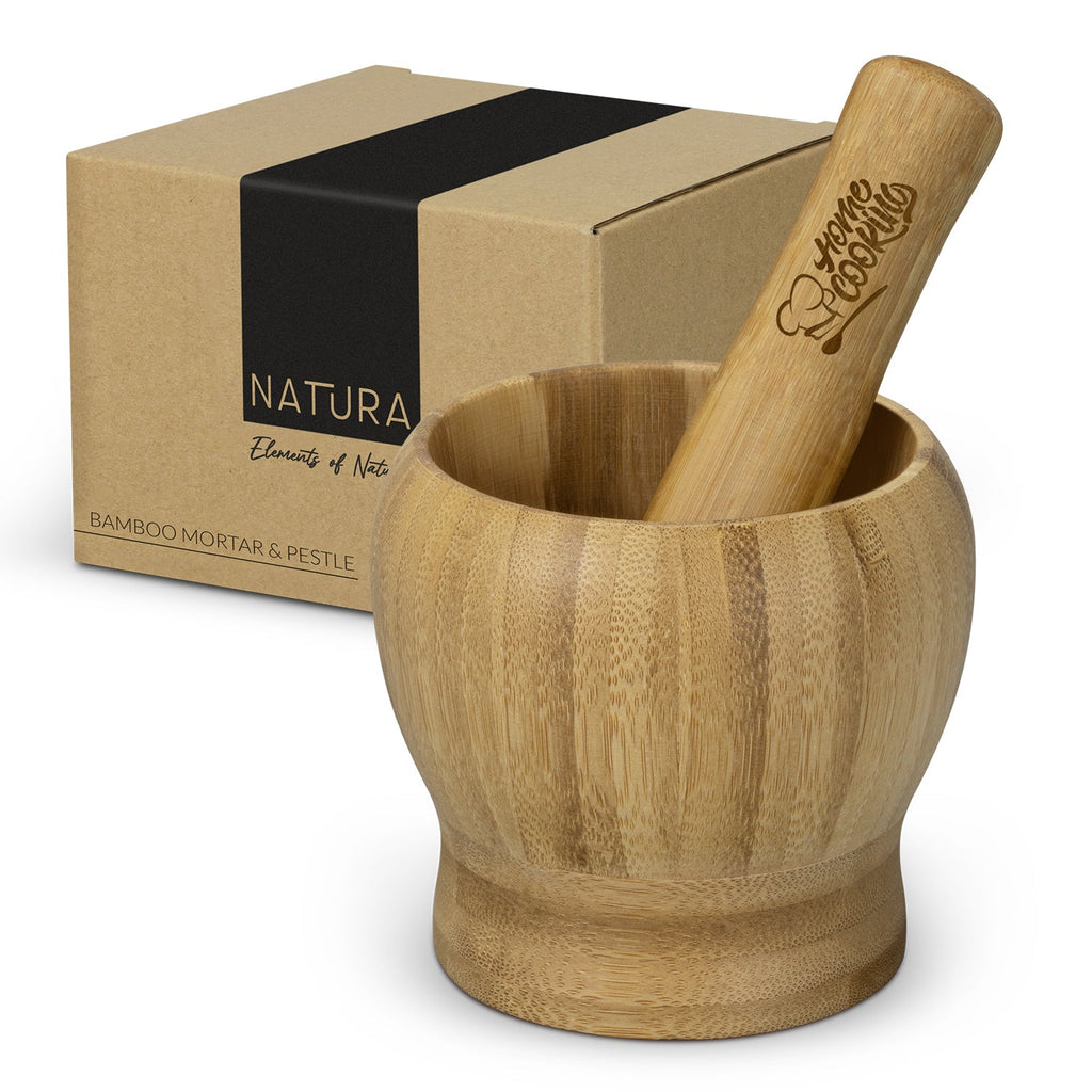 NATURA Bamboo Mortar and Pestle (2)