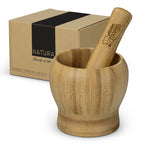 NATURA Bamboo Mortar and Pestle (2)