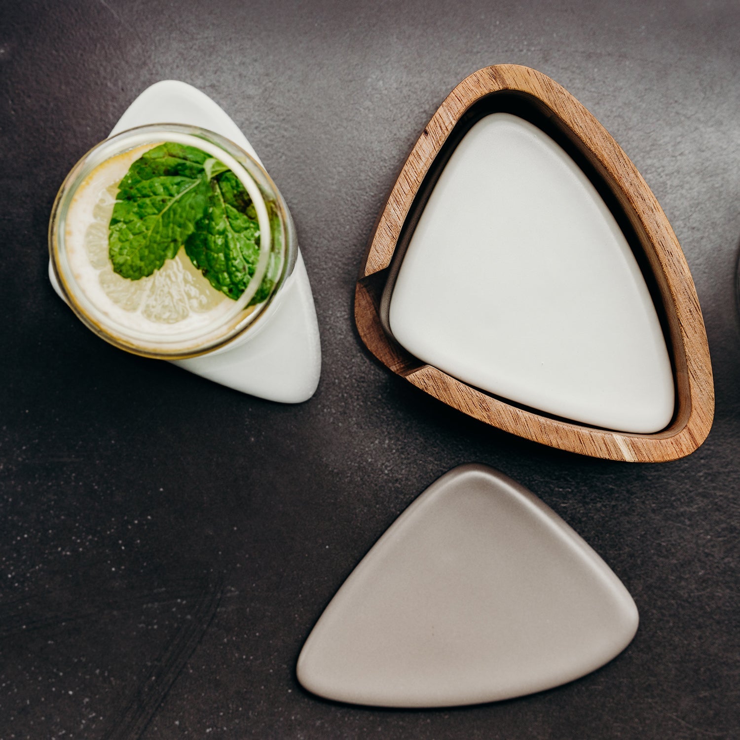 Keepsake Pebble Coaster Set (8)