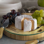 NATURA Glass & Bamboo Cheese Board (6)