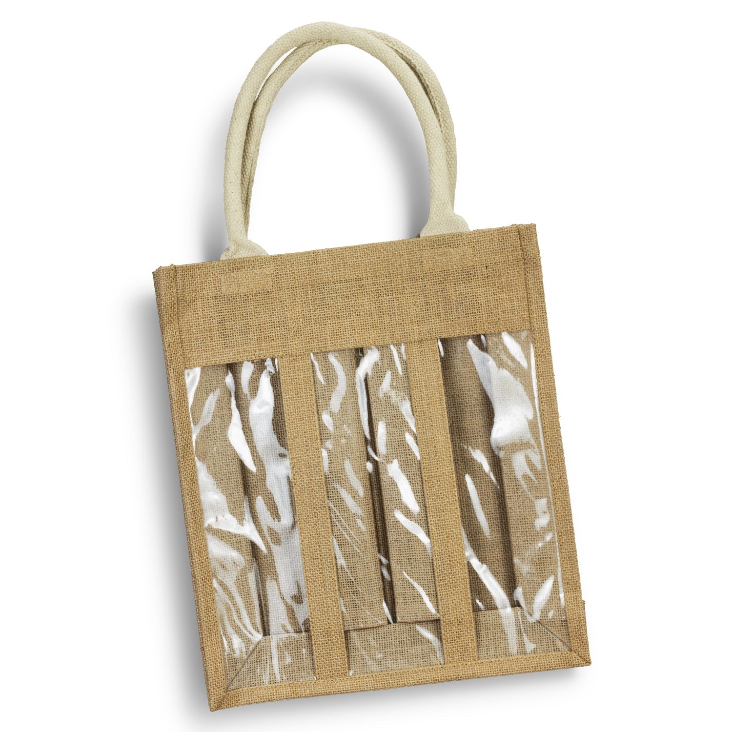 Serena Jute Triple Wine Carrier (2)