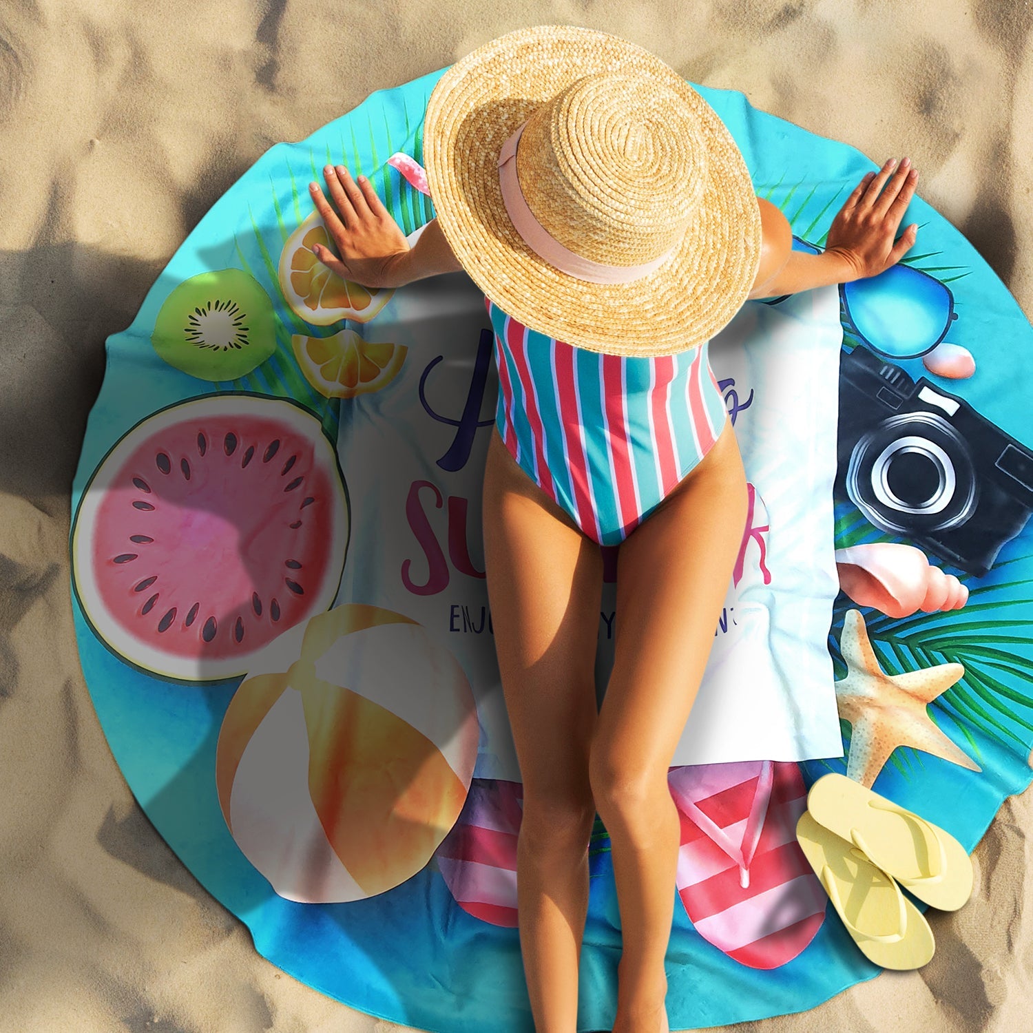 Paradiso Beach Towel - Full Colour (5)