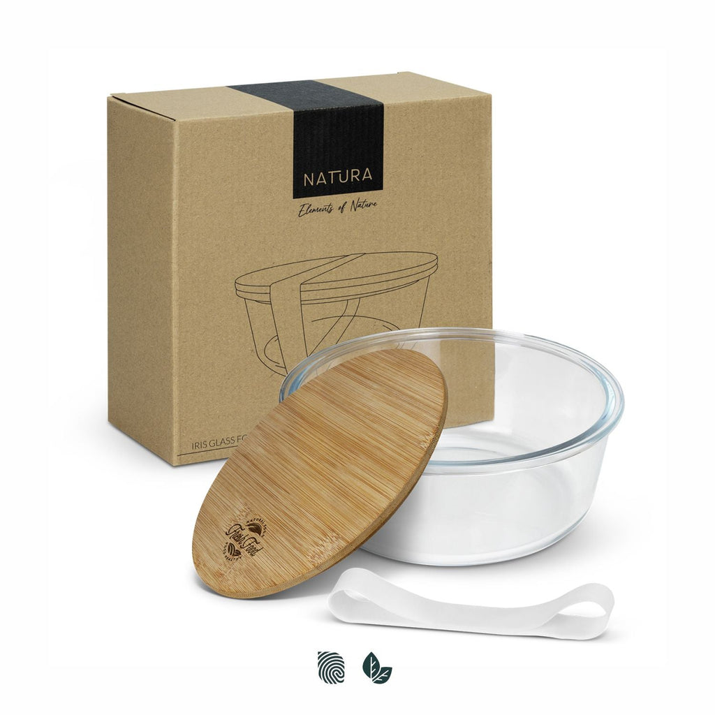 NATURA Iris Glass Food Container