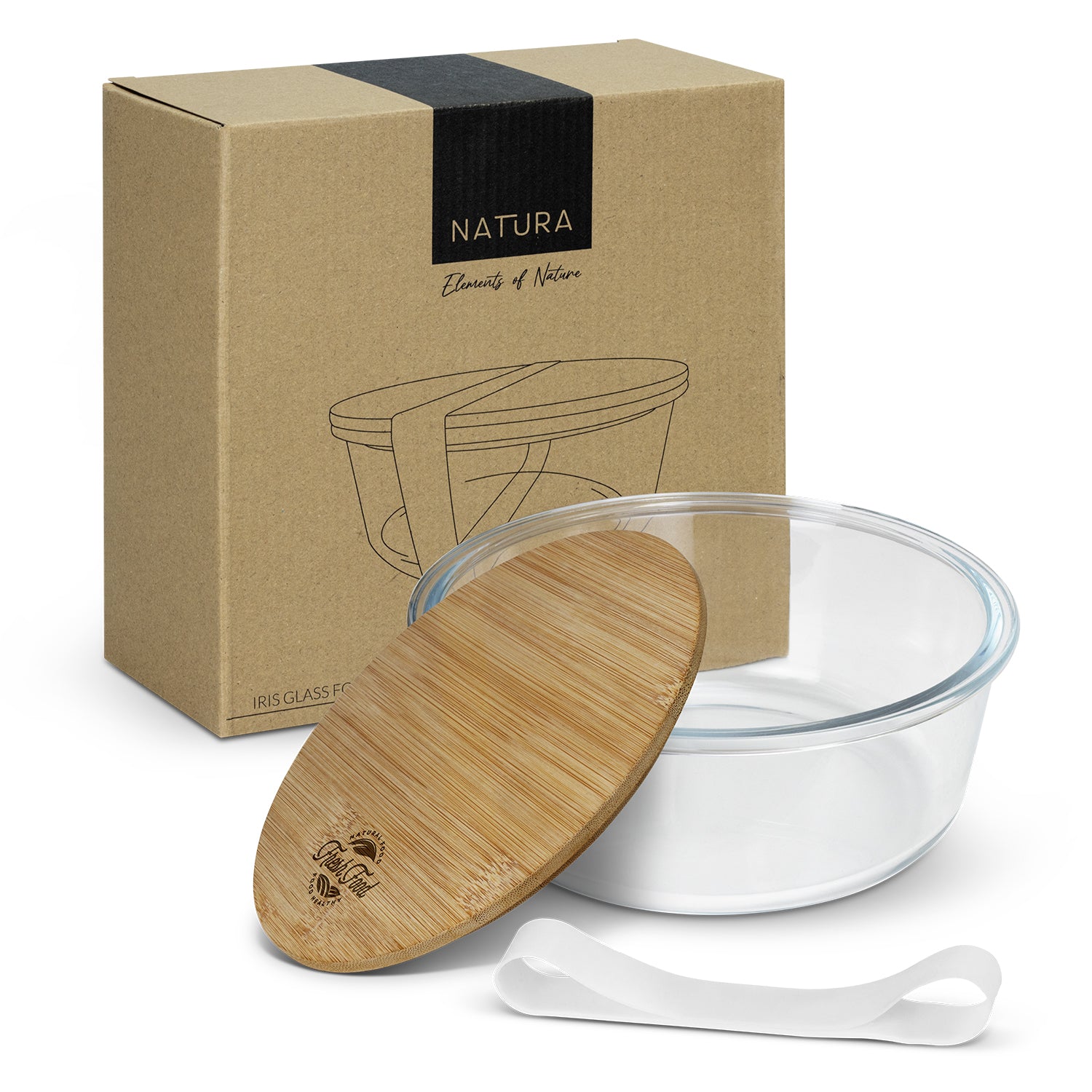 NATURA Iris Glass Food Container (2)