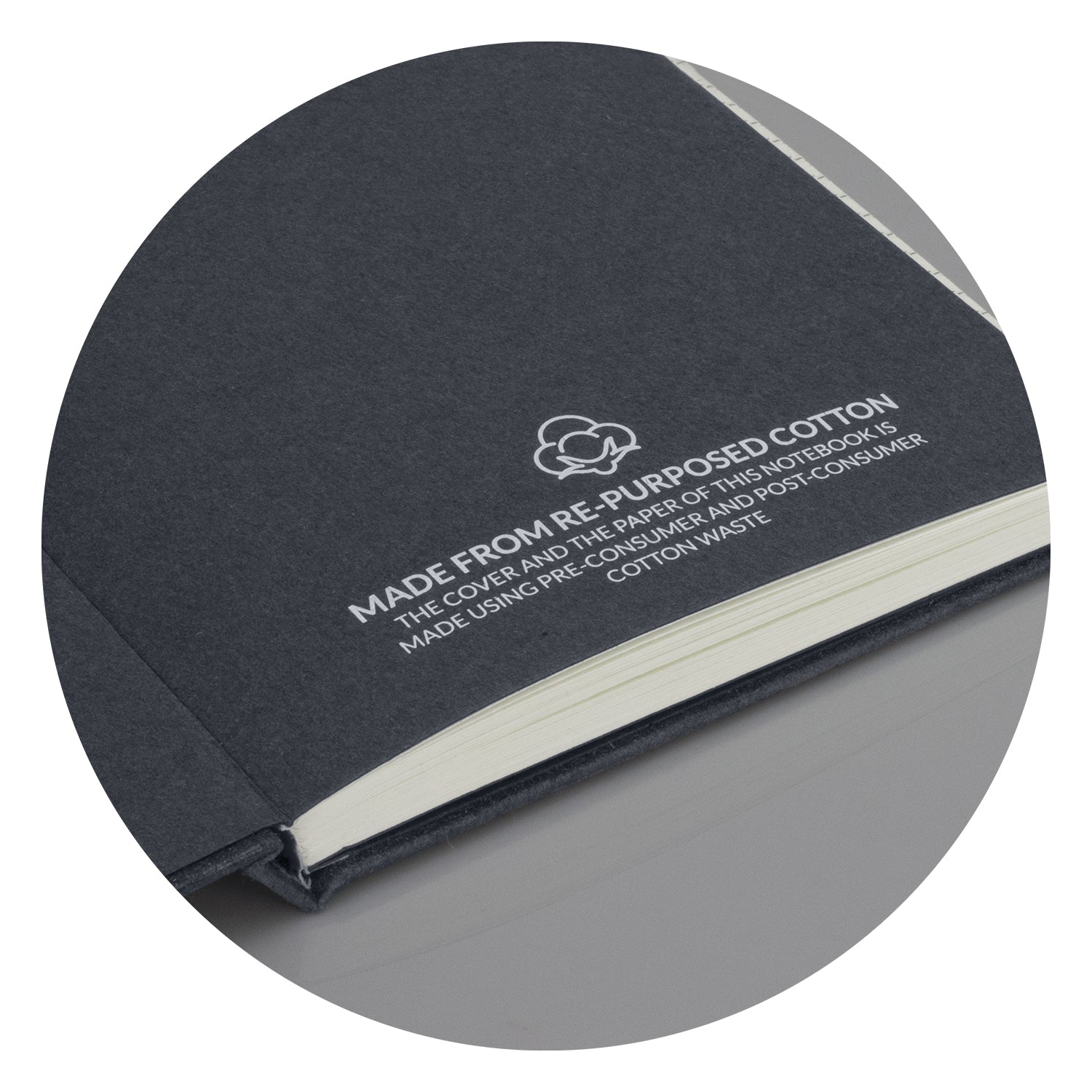 Recycled Cotton Hard Cover Notebook (5)