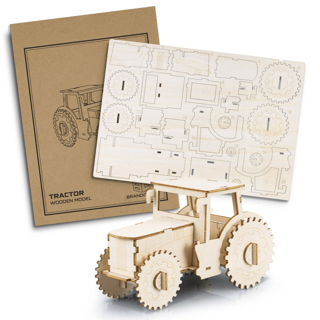 BRANDCRAFT Tractor Wooden Model (2)