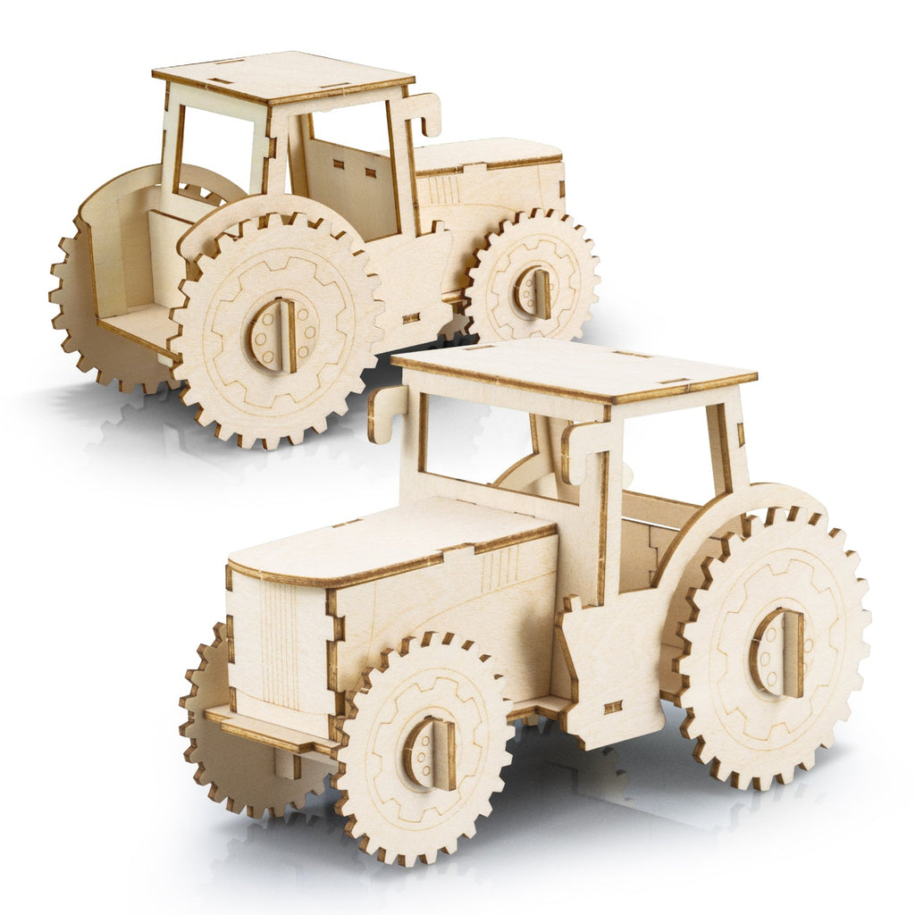BRANDCRAFT Tractor Wooden Model (3)