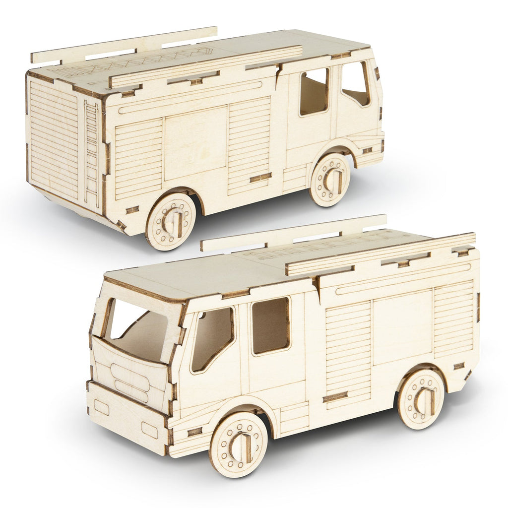 BRANDCRAFT Fire Truck Wooden Model (3)