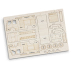 BRANDCRAFT Fire Truck Wooden Model (4)
