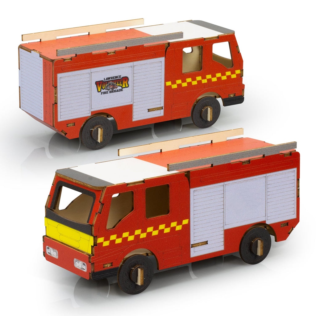 BRANDCRAFT Fire Truck Wooden Model (7)