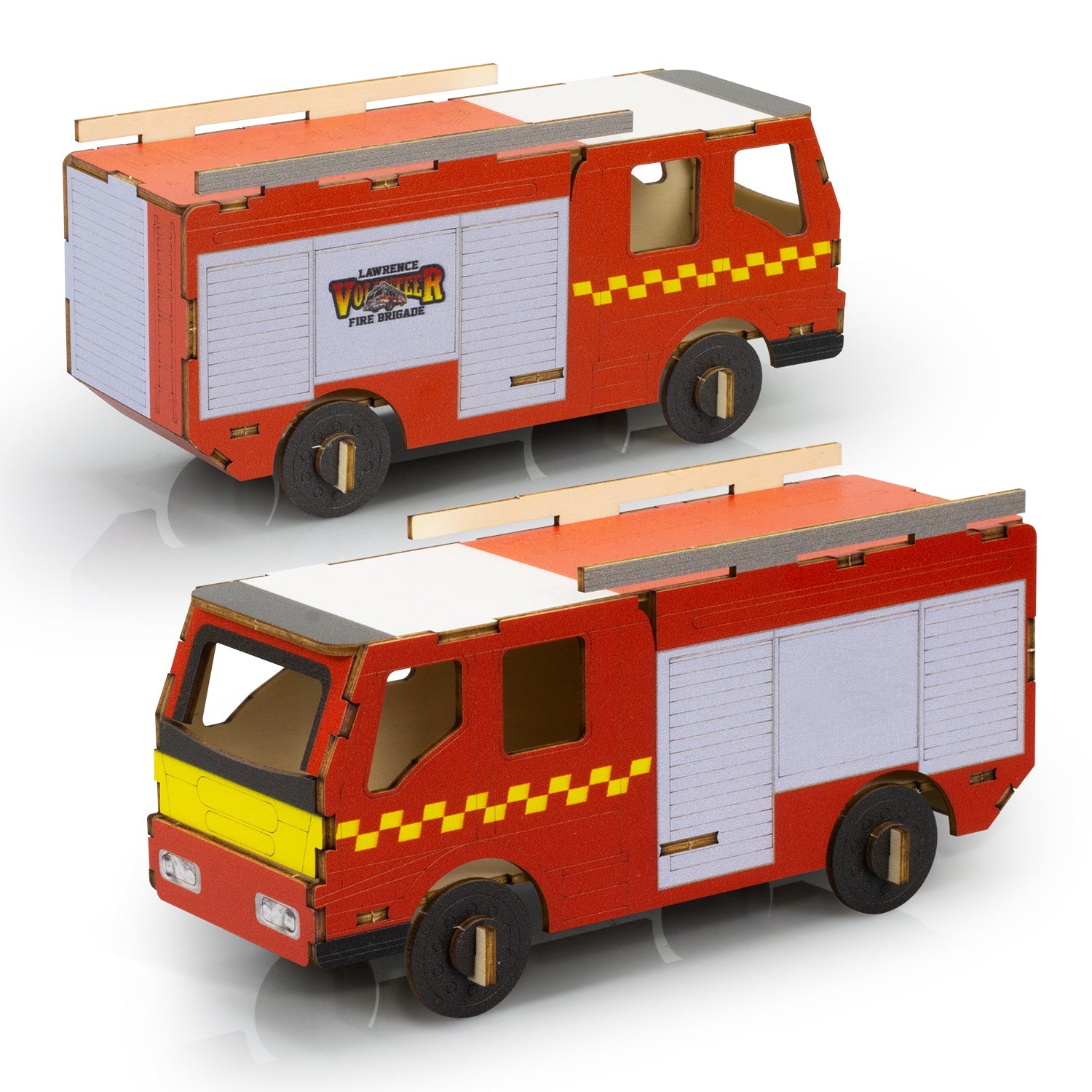 BRANDCRAFT Fire Truck Wooden Model (7)