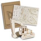 BRANDCRAFT Excavator Wooden Model (2)
