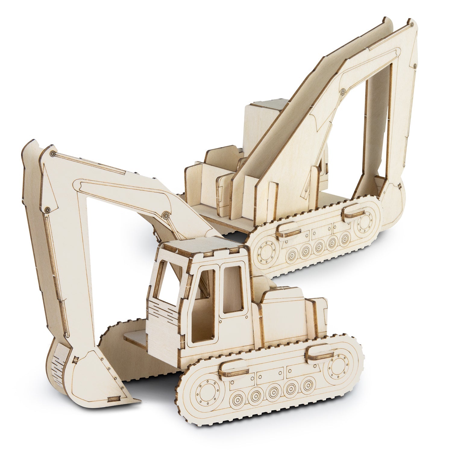 BRANDCRAFT Excavator Wooden Model (3)