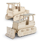 BRANDCRAFT Bulldozer Wooden Model (3)