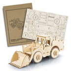 BRANDCRAFT Wheel Loader Wooden Model (2)
