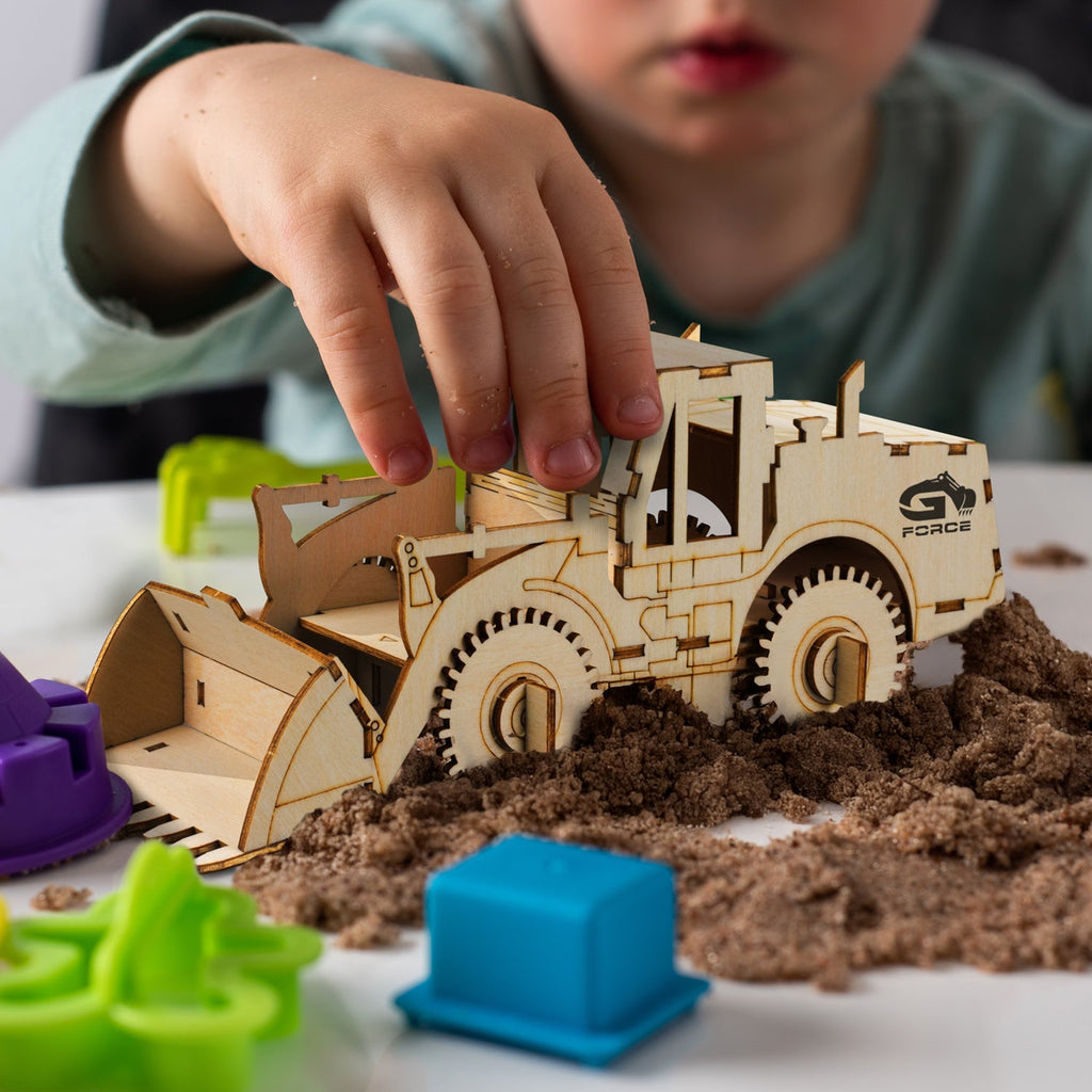 BRANDCRAFT Wheel Loader Wooden Model (6)