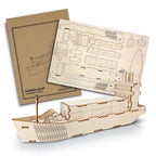 BRANDCRAFT Cargo Ship Wooden Model (2)