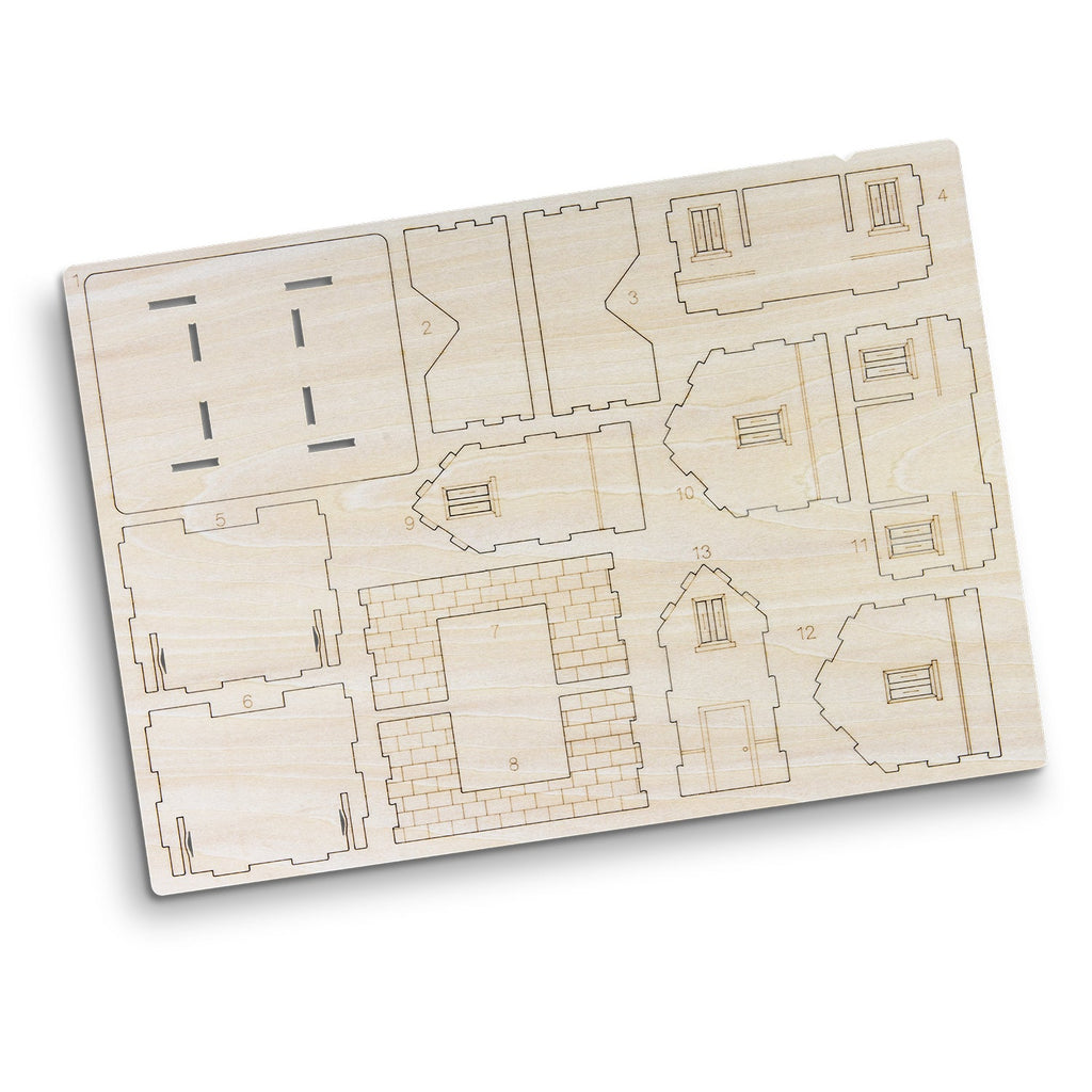 BRANDCRAFT House Wooden Model (4)