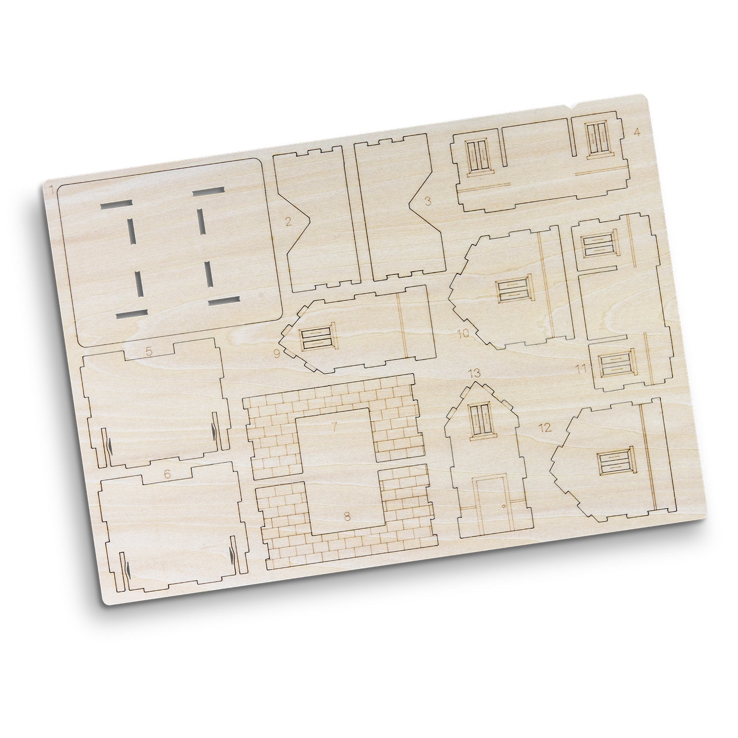 BRANDCRAFT House Wooden Model (4)