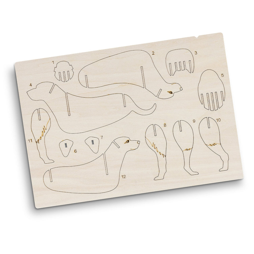 BRANDCRAFT Dog Wooden Model (8)