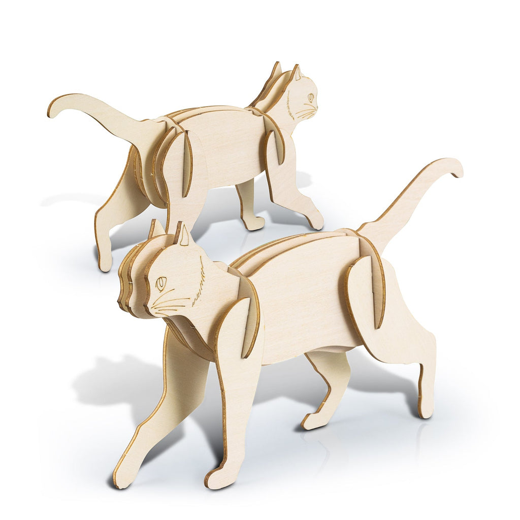 BRANDCRAFT Cat Wooden Model (3)
