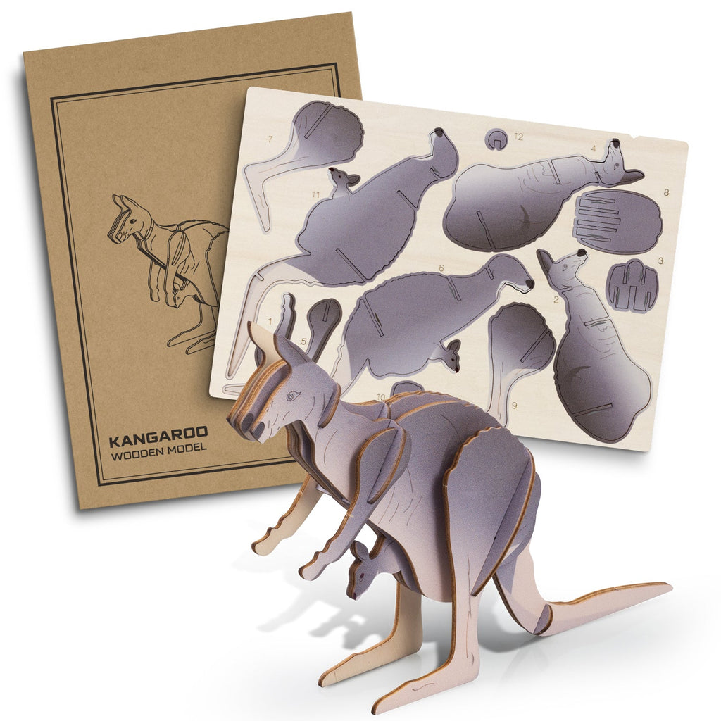 BRANDCRAFT Kangaroo Wooden Model (2)