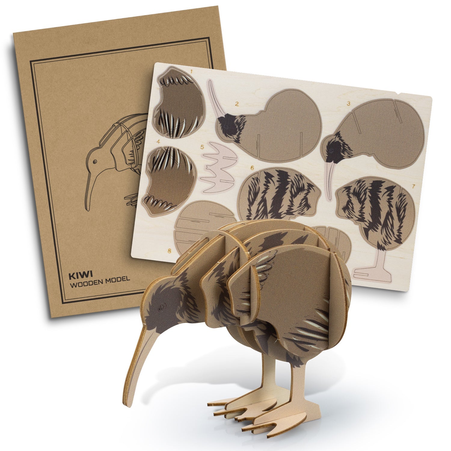 BRANDCRAFT Kiwi Wooden Model (2)