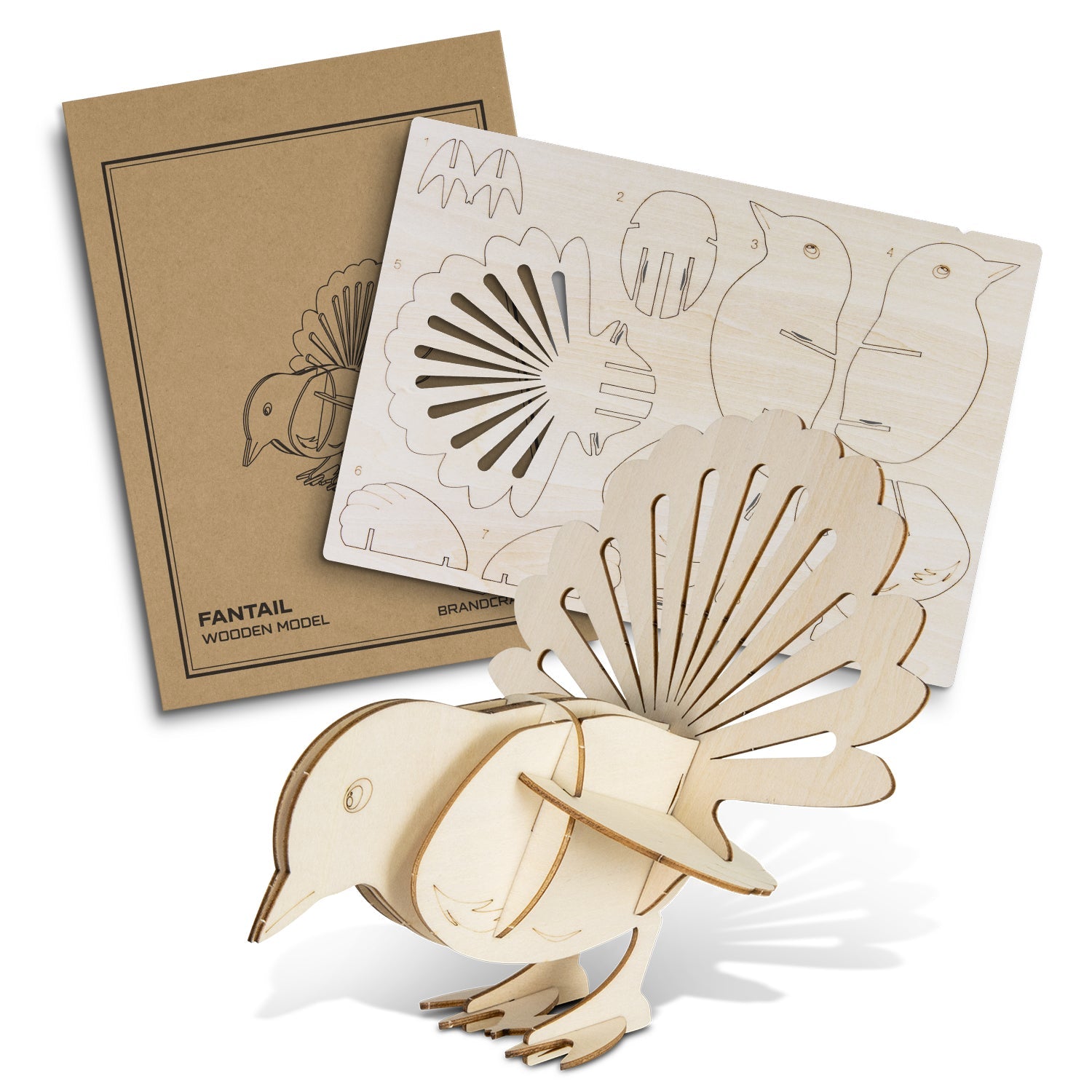 BRANDCRAFT Fantail Wooden Model (2)